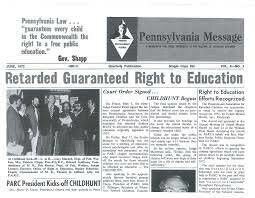 Pennsylvania Assn. for Retarded Children v. Commonwealth of Pennsylvania (PARC)