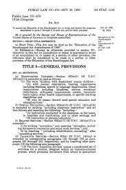 Public Law 101-476 Amended