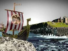 Viking raiders settle in northern England