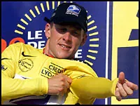 Armstrong valt uit zijn rol van stoïcijnse pelotonleider