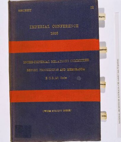 The Balfour Report.  +2