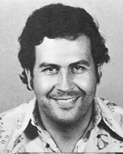 Colombian drug lord Pablo Escobar escapes prison