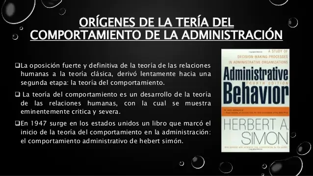 Teoria del comportamiento.