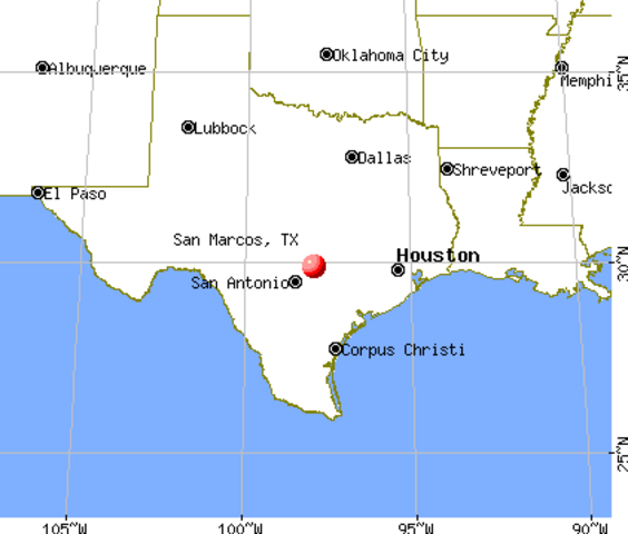 I was born in San Marcos Texas