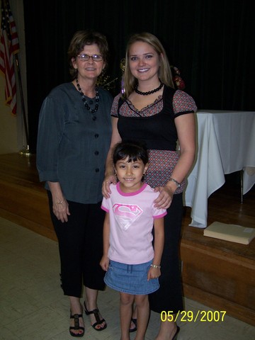 I got student of the year in 2nd grade