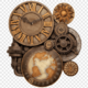 Png transparent steampunk gear the rocks of aserol steamcon clock clock pendulum watch