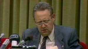 Gunther Schabowski änder alles absichtslos