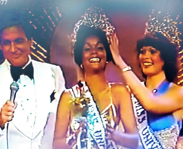 Concurso internacional “Miss Universo 1977"  en Rep. Dominicana.