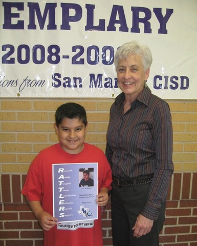 Named Superintendent's Student Of The Month