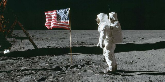 Llegada del hombre a la Luna.