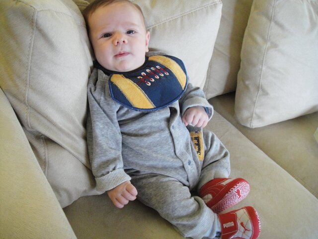 My youngest brother was born