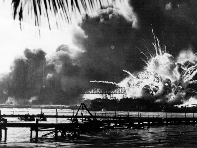 Japan launches attack on Pearl Harbor, Hawaii