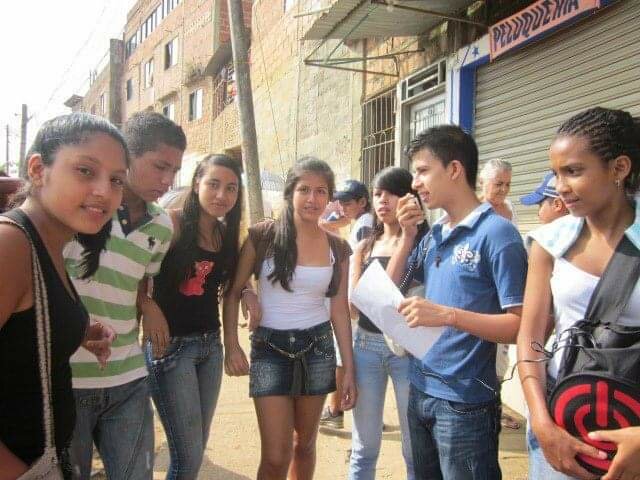 Teenage group