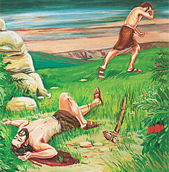 Caín mata a Abel. Génesis 4:8