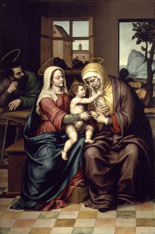 La Sagrada Família amb Santa Anna - Nicolau Borràs