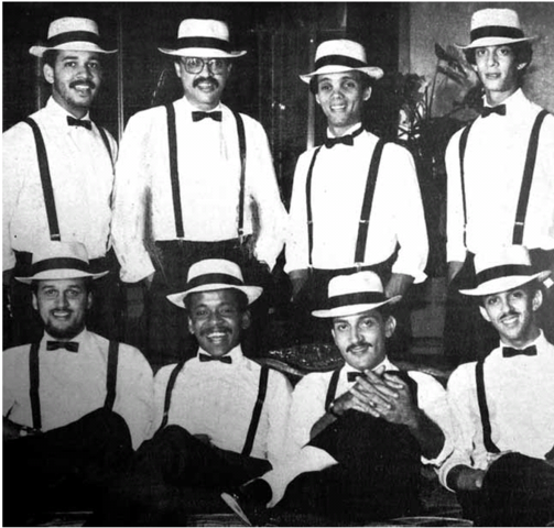 Familia André en el Palacio de los Deportes .