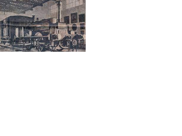 1857- primer recorrido de ensayo de la locomotora la porteña