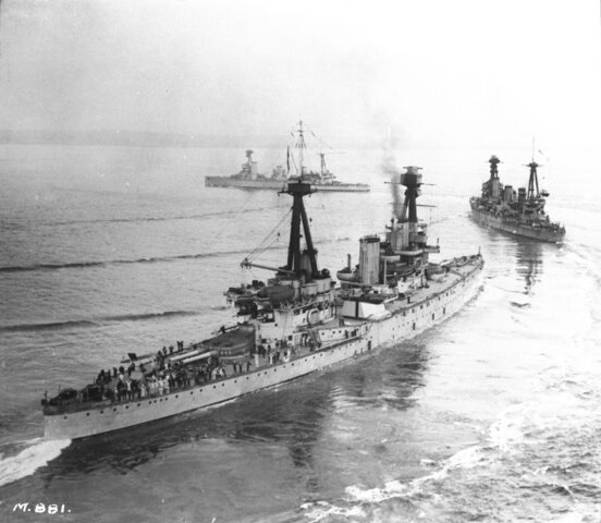 The Naval Battle of Jutland  (British Vs. German fleets.)