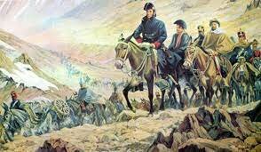 Don José de San Martín y sus tropas inician el Cruce de los Andes rumbo a Chile