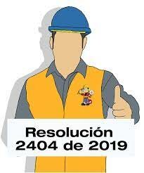RESOLUCIÓN 2404 DE 2019