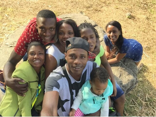 My brothers wife and my daughter