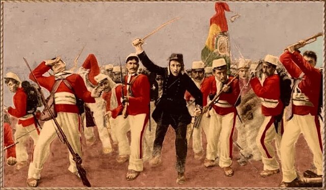 Bolivia declara la guerra a Chile.