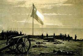 Tropas chilenas toman el Morro de Arica.