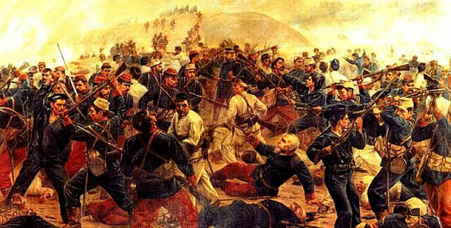 1º de abril: Chile decide declarar la guerra a Perú y Bolivia.