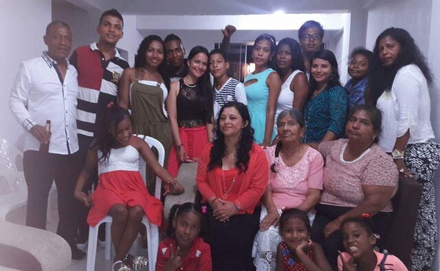 December with the family