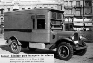 Transporte de valores blindado
