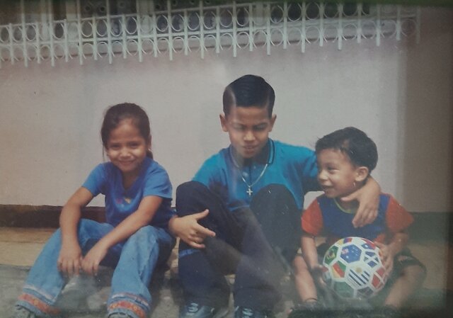 I played with my brothers