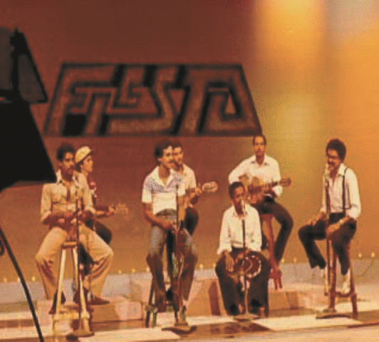 Primera aparición en Televisión