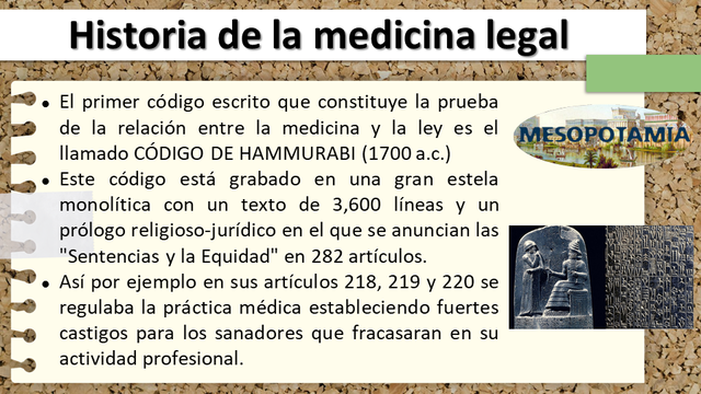 1532 BCE historia de la medicina forense