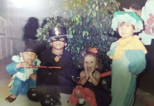 costume day with cousins