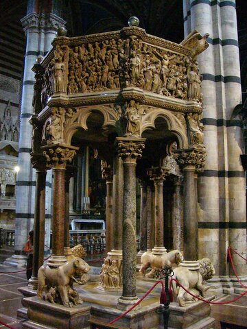 Pulpito della cattedrale di Siena
