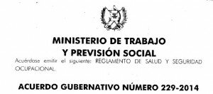 Acuerdo Gubernativo 229-2014 y 33-2016