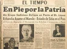 Intento de golpe de Estado en Pasto