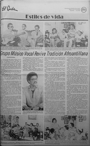 Grupo musico-vocal revive tradición afroantillana