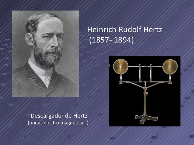 1887: Heinrich Hertz La radio