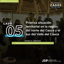 Situación territorial en la región norte del cauca y el sur del valle del cauca