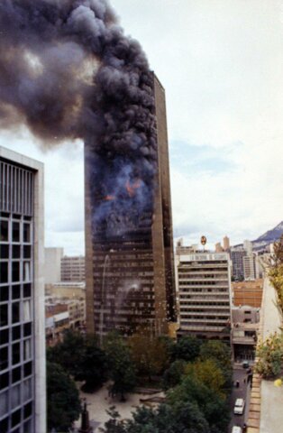 Incendio edificio Avianca