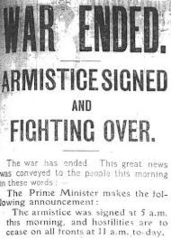 WW1 Ended