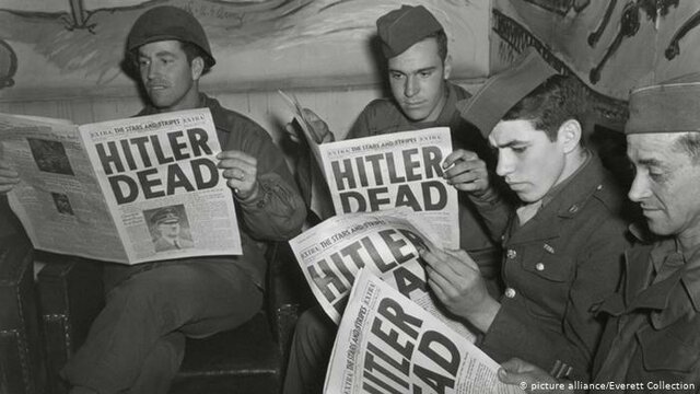 Hitler commits suicide.