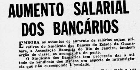 A Associação Bancária se mantém perto dos assuntos que tangem os interesses dos funcionários dos Bancos mesmo após a criação do Sindicato em 1934.