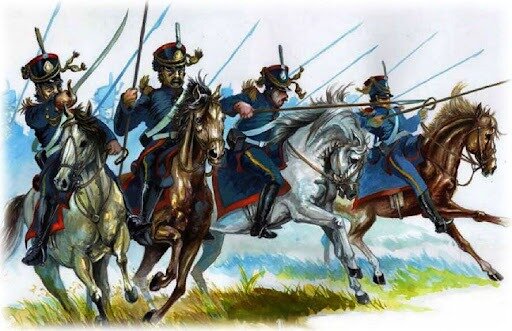 Creación de los granaderos a caballo.