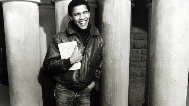 Obama graduated from Harvard with his law degree and began work on his book Dreams of My Father.