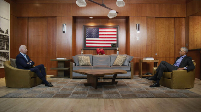 Obama appeared in a video with Biden