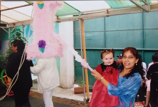 My parents celebreted my first year