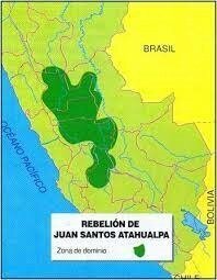 Juan Santos se replegó hacia los territorios que dominaba.