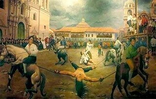 El ejército español vence a la rebelión de Tupac Amaru.